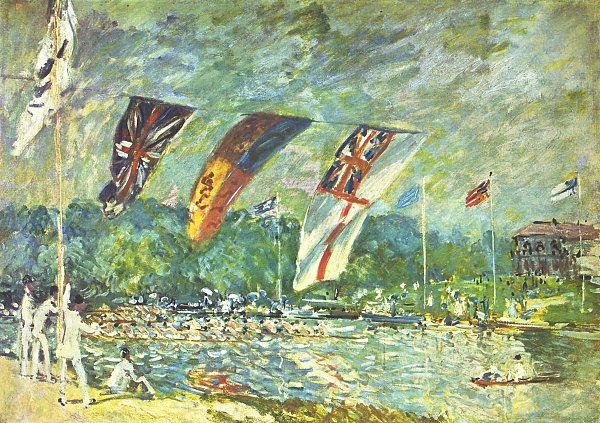 Alfred Sisley Regatta in Molesey Wandbild