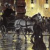 Franz-Skarbina-Friedrichstrasse-an-einem-regnerischen-Abend