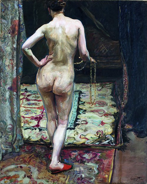 Max Slevogt Female Nude from the Back Wandbild