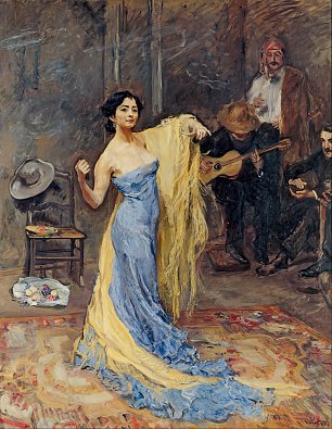 Max Slevogt Portrait of the Dancer Anna Pawlowa Wandbild