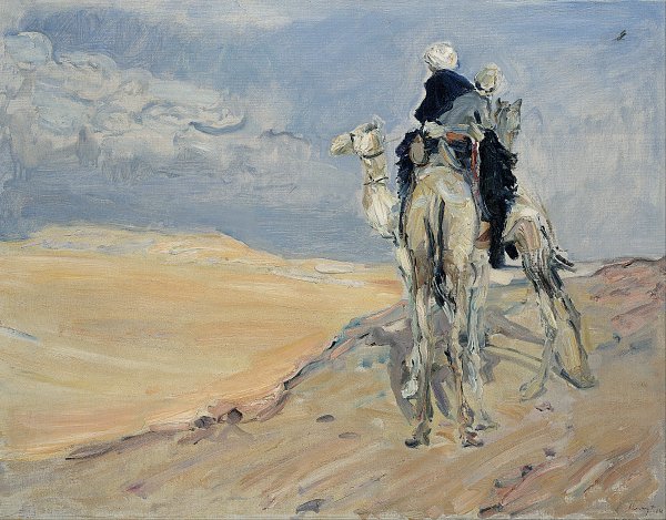 Max Slevogt Sandstorm in the Libyan Desert Wandbild
