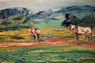 Max Slevogt View of Landau Wandbild