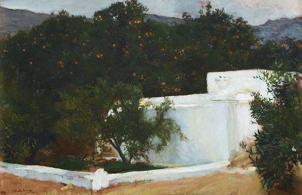 Joaquin Sorolla EL CAMINO DEL MAR Wandbild