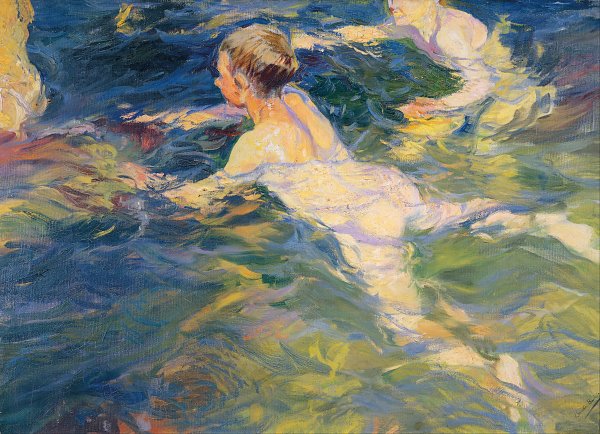 Joaquin Sorolla Swimmers Javea Wandbild