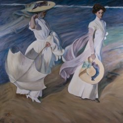 Joaquin-Sorolla-Walk-on-the-beach