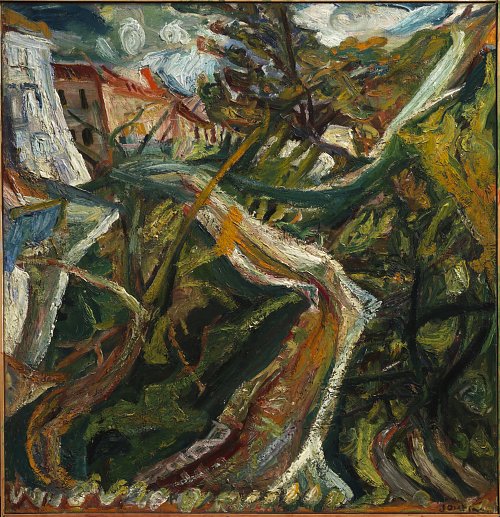 Chaim Soutine Chemin de la Fontaine des Tins at Ceret Wandbild