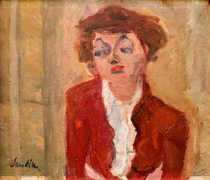 Chaim Soutine La Jeune Anglaise Wandbild