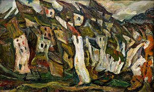 Chaim Soutine Les maisons Wandbild