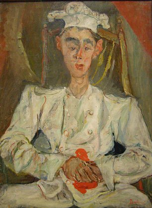 Chaim Soutine Young pastry chef Wandbild