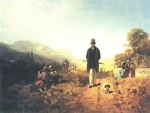 Carl Spitzweg Der Gutsherr Der Hagestolz Wandbild