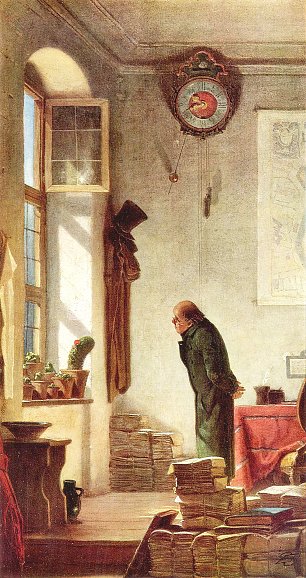 Carl Spitzweg Der Kaktusliebhaber Wandbild