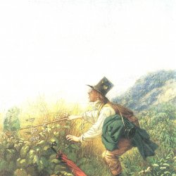 Carl-Spitzweg-Der-Schmetterlingsfaenger-Botaniker