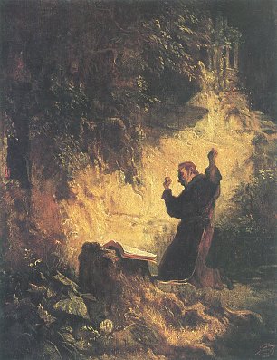 Carl Spitzweg Der gaehnende Klausner Wandbild