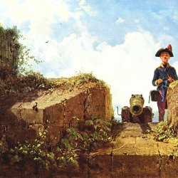 Carl-Spitzweg-Der-strickende-Vorposten