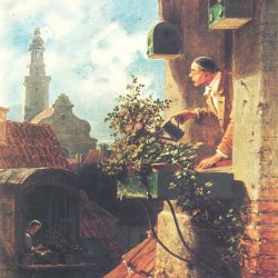 Carl-Spitzweg-Die-Dachstube-Ein-Hypochonder