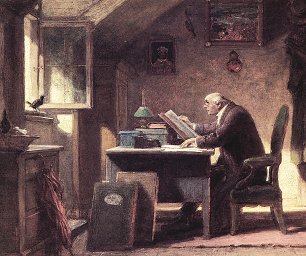 Carl Spitzweg Ein Besuch Wandbild