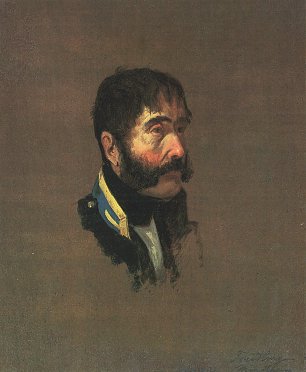 Carl Spitzweg Portrait eines Invaliden Wandbild