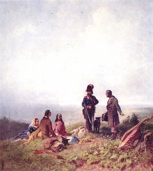 Carl Spitzweg Wo ist der Pass Wandbild