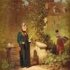 Carl-Spitzweg-Zeitungsleser-im-Garten