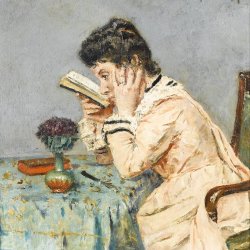 Alfred-Stevens-Der-Kurzsichtige