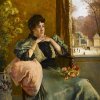 Alfred-Stevens-Nachdenkliche-Frau-am-Fenster