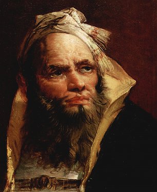 Tiepolo Kopf eines Orientalen Wandbild