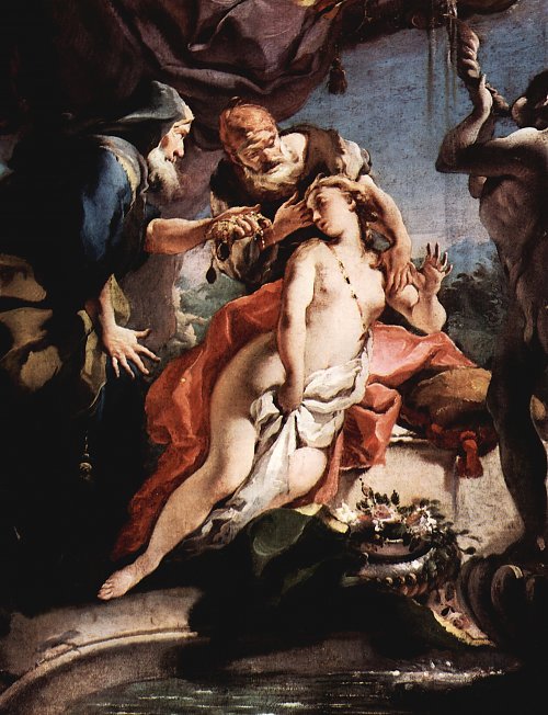 Tiepolo Susanna und die beiden Alten Wandbild