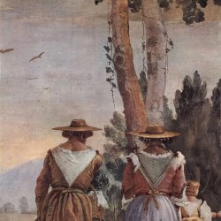 Tiepolo-Villa-Valmarana-Landschaft-mit-zwei-Baeuerinnen