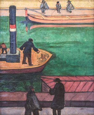 Lajos Tihanyi Boaters Wandbild