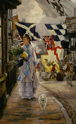 James Tissot A Fete Day at Brighton Wandbild