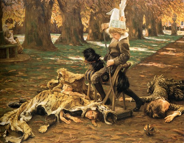 James Tissot A Little Nimrod Wandbild