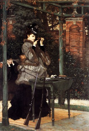 James Tissot At the Rifle Range Wandbild