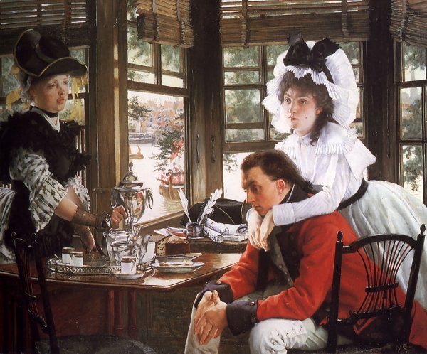 James Tissot Bad News Wandbild