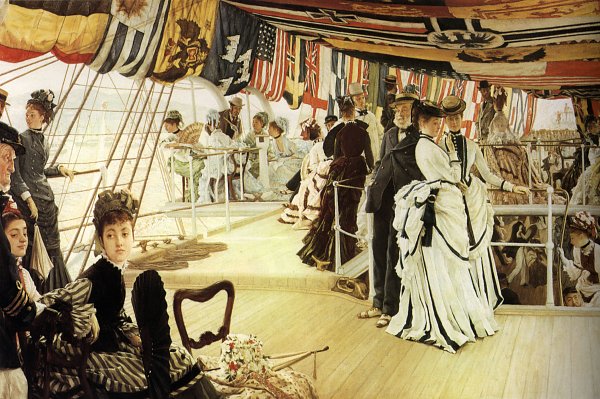 James Tissot Ball on Shipboard Wandbild