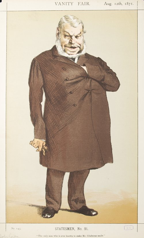 James Tissot Caricature of Mr John Locke MP Wandbild