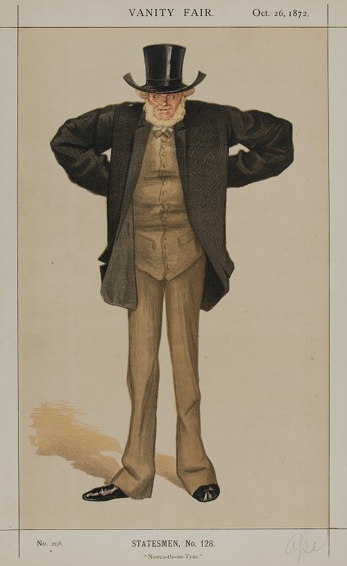 James Tissot Caricature of Sir Joseph Cowen M P Wandbild