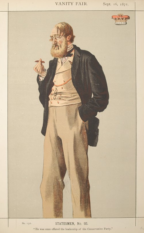 James Tissot Caricature of The Duke of Rutland Wandbild