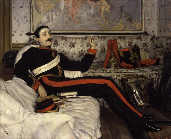James Tissot Frederick Gustavus Burnaby Wandbild
