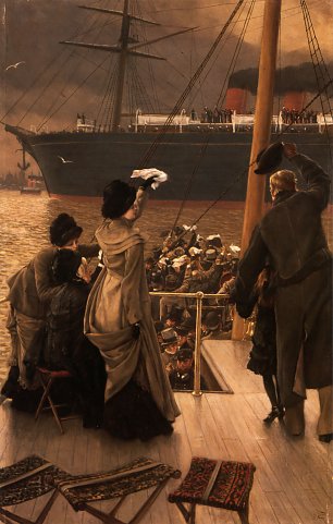 James Tissot Goodbye on the Mersey Wandbild