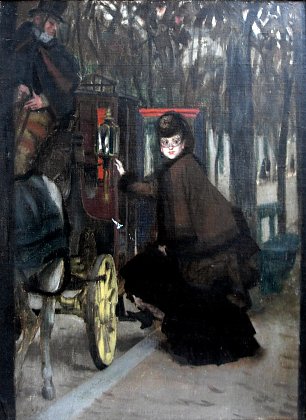 James Tissot Le rendez vous secret Wandbild