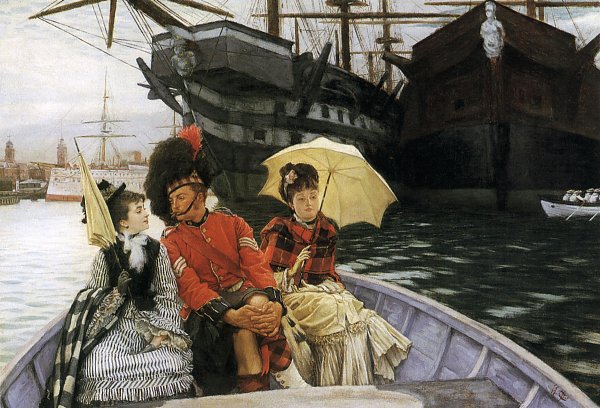 James Tissot Portsmouth Dockyard Wandbild