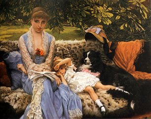 James Tissot Quiet Wandbild