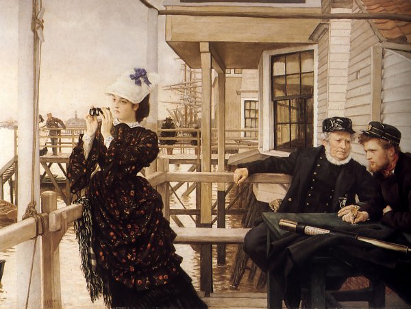 James Tissot The Captain's Daughter Wandbild