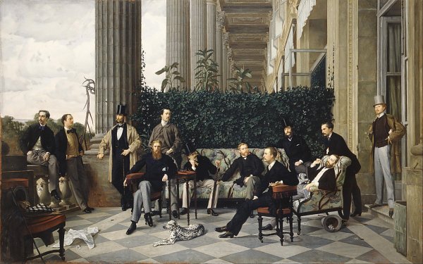 James Tissot The Circle of the Rue Royale Wandbild