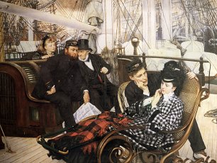 James Tissot The Last Evening Wandbild