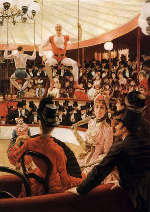 James Tissot Womenof Paris The Circus Lover Wandbild