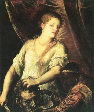 Tizian Judith Wandbild