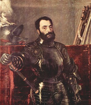 Tizian Portrait des Francesco Maria della Rovere Wandbild