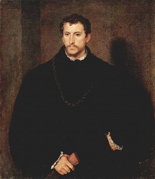 Tizian Portrait eines jungen Mannes Der junge Englaender Wandbild