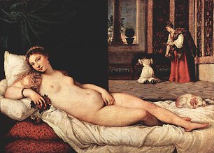Tizian Venus von Urbino Wandbild